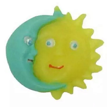 Forma de Silicone - Mini Lua e Sol