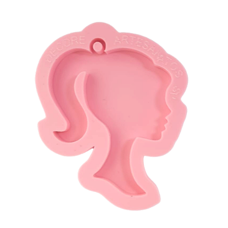 Forma de Silicone - Pingente Boneca 1 cav mod2