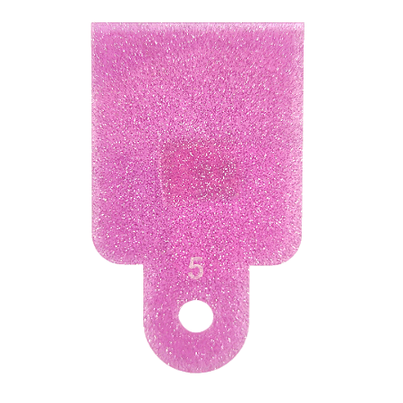 Mini Espátula Acrilico 10x6cm Modelo 5 - Rosa Shine