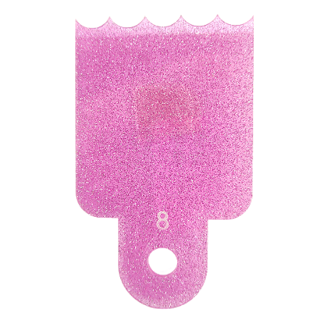 Mini Espátula Acrilico 10x6cm Modelo 8 - Rosa Shine