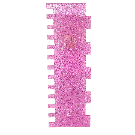 Espátula Acrilico 20x7cm Modelo 2 - Rosa Shine