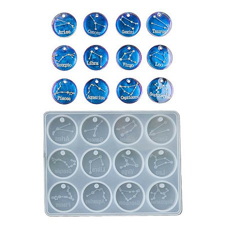 Forma de Silicone - Signos 12 cav mod 1