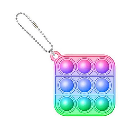 Pop It Chaveiro Quadrado