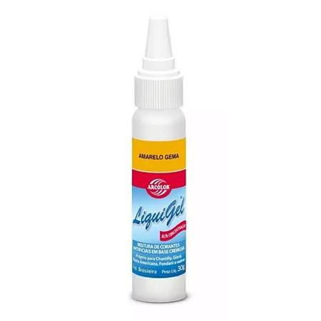 Corante Liquigel 30g - Amarelo Gema