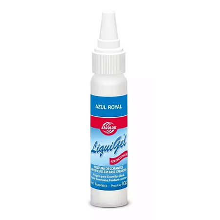 Corante Liquigel 30g - Azul Royal