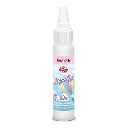 Corante Liquigel Baby 30g - Rosa