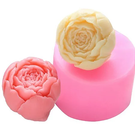 Forma de Silicone - Botão Flor Peônia
