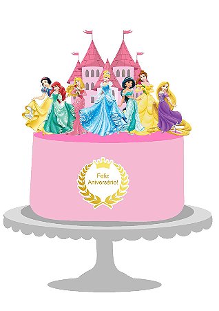 Topo Bolo - Princesas