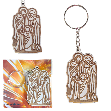 Chaveiro Sagrada Familia Mod2