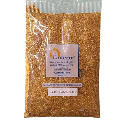 Glitter Holográfico - Ouro - 100g