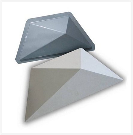 Forma de ABS ref 51 Trapézio 43 x 19 cm