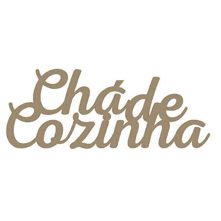Placa MDF 6mm Marrom Chá de Cozinha 60x23cm