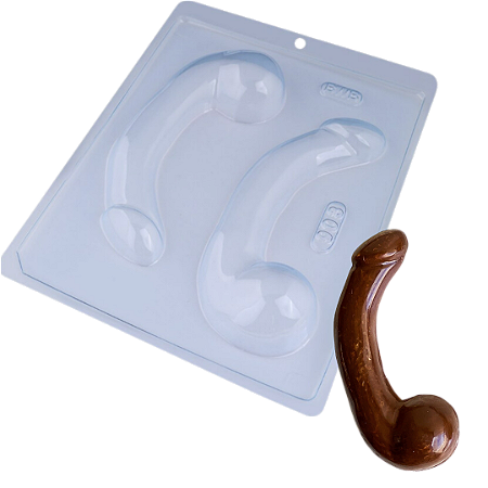 Forma Simp Trad- Bombom Penis Curvo - Cod 903