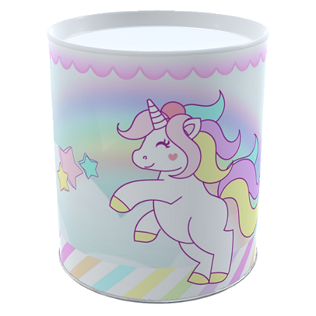 10 Tubo Lata - Unicornio