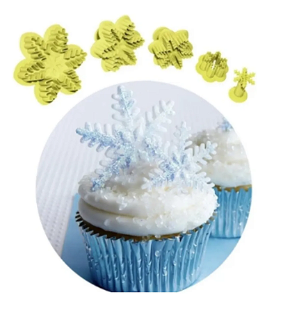 Kit Ejetor Cortador Marcador Floco Neve 1 c/ 4 Pçs