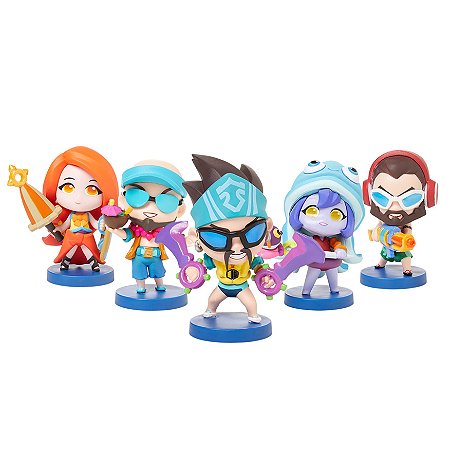 Curtindo o Verão - Team Minis  League Of Legends Set 09