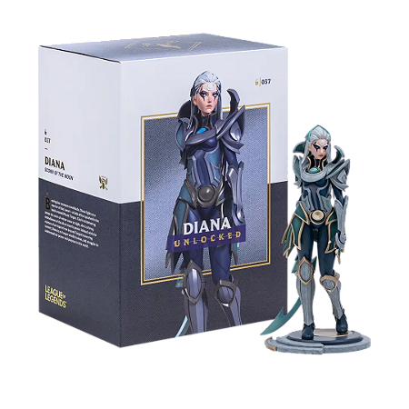 Diana - Estátua Unlocked League Of Legends LOL #037