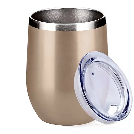 Copo Térmico Com Tampa Parede Dupla Não Vaza 350ml - Mimo - Mimo Style