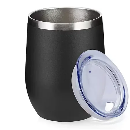 Copo Térmico com Tampa Parede Dupla Não Vaza 350ml - Mimo - Mimo Style