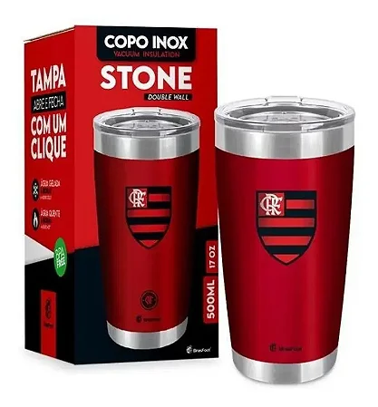 Copo termico stone Times- flamengo