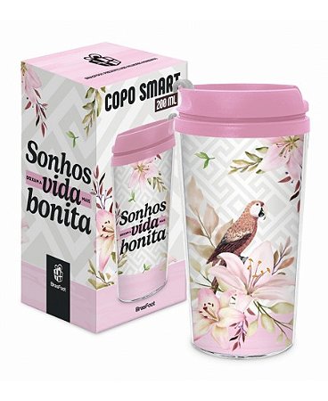 Copo Smart - SONHOS VIDA MAIS BONITA