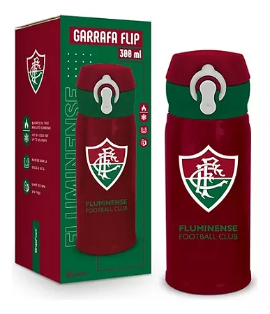 Garrafa Térmica Flip 300ML TIMES - FLUMINENSE