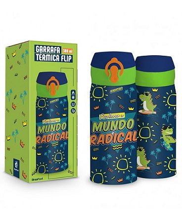 GARRAFA TERMICA FLIP 300ML - MUNDO RADICAL