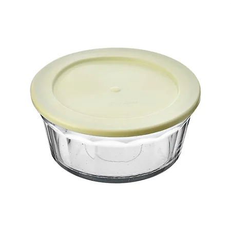 Pote Tigela de Vidro com Tampa Plástica Laguna 750ml Vitazza