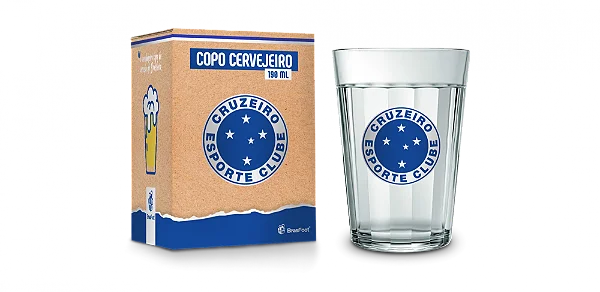 Copo Americano Cruzeiro Esporte 190ml Produto Oficial