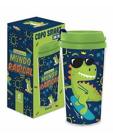 Copo Smart - Dino Radical - 200ml - Brasfoot