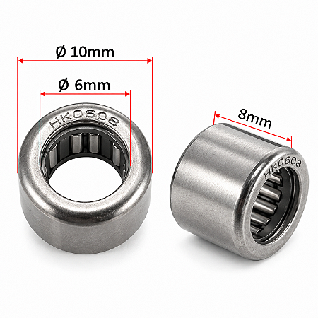 HK 0608 | Rolamento de Agulhas | 6x10x8mm
