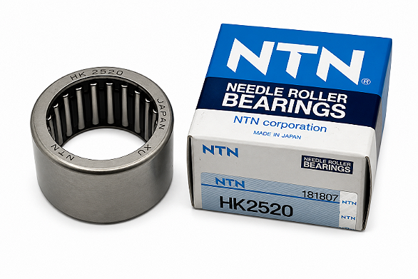 Rolamento de Agulhas NTN HK2520 25x32x20mm – Copo Estampado Aberto para Alta Carga Radial