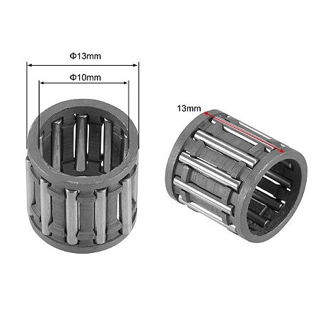 K101313 Rolamento de Agulhas 10x13x13mm | Gaiola Radial K10x13x13