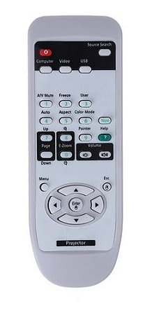 Controle Remoto Projetor Epson S3 S4 S5 S6 S8 X24 C4238