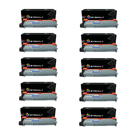 Kit 10 Cartucho de Toner Compatível Brother TN2340/TN2370/TN660/TN360 Universal 2,6K