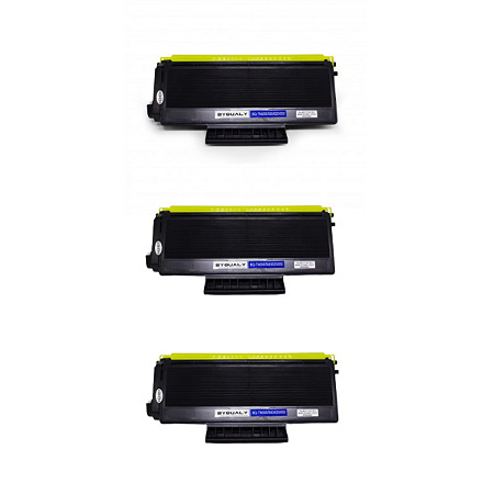 Kit 3 Cartucho de Toner Compatível Brother TN580/580/620/650 Universal 8K