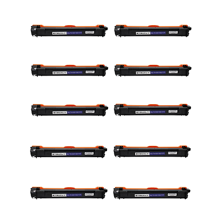 Kit 10 Cartucho de Toner Compatível Brother TN1000/1060/1075 Universal 1K