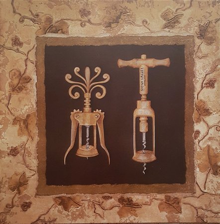 Gravura Coleção Vinho Divine II