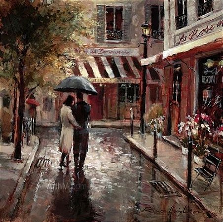 Gravura  Coleção Paris Casal 17,5 x 17,5 cm