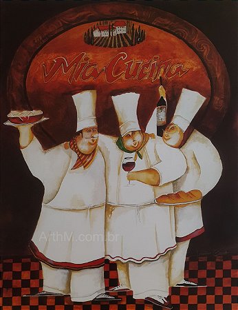 Gravura Coleção Cozinha Mia Cucina