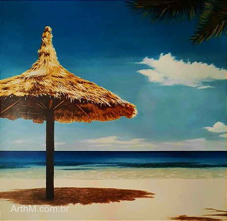 Gravura Coleção Praia à Beira-mar 50 x 50 cm
