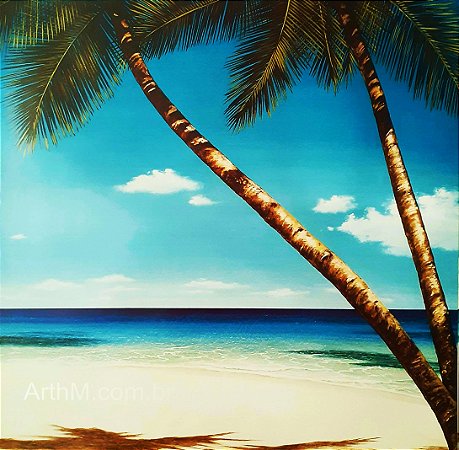 Gravura Coleção Praia à Beira-mar II  50 x 50 cm