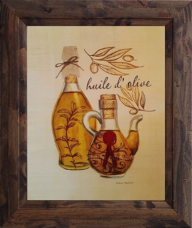 Gravura Coleção Viva l'Italia Huile D'Olive 21 x 16 cm