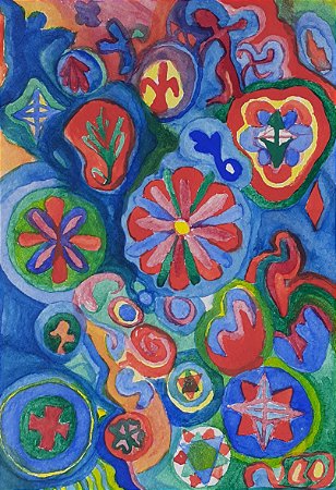 Oito Pétalas Aquarela
