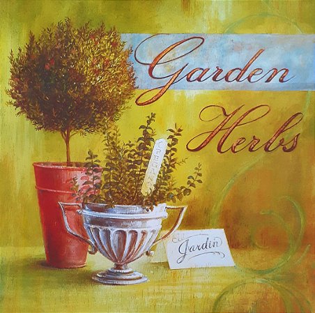Gravura Coleção Fleurs provence III 40 x 40 cm