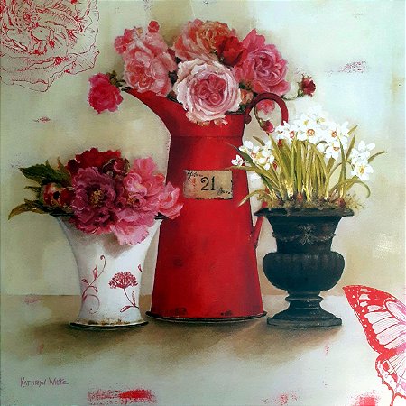 Gravura Coleção Luxury Bouquets II 30 x 30 cm