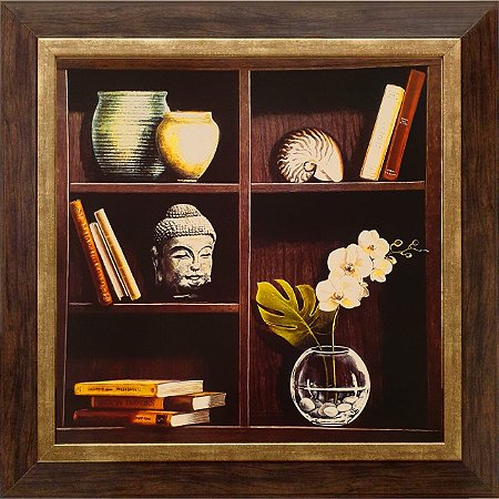 Gravura para Escritório Nicho 50 x 50 cm