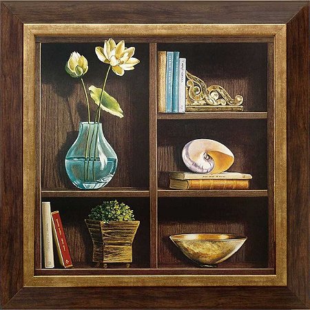 Gravura para Escritório Nicho 50 x 50 cm