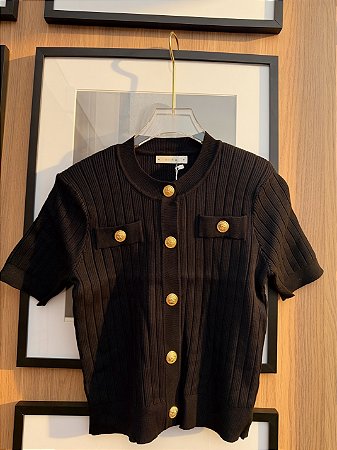 Tricô básico Preto