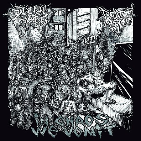 CD Social Chaos / Bestial Vomit - In Chaos We Vomit (split)